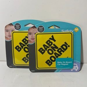 Safety First Baby on Board! Car magnets